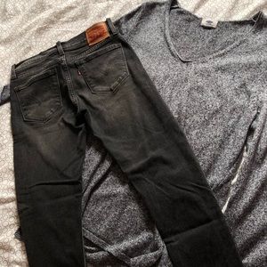 Levi’s (633) Boyfriend Skinny Fit Jeans
